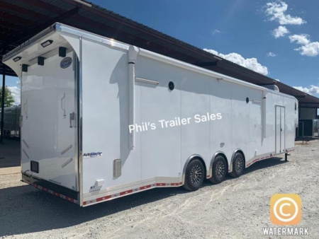 New Continental Cargo NEW 85X44 ENCLOSED CAR RACE TRAILER BATHROOM CAR HAULER Car / Racing Trailer