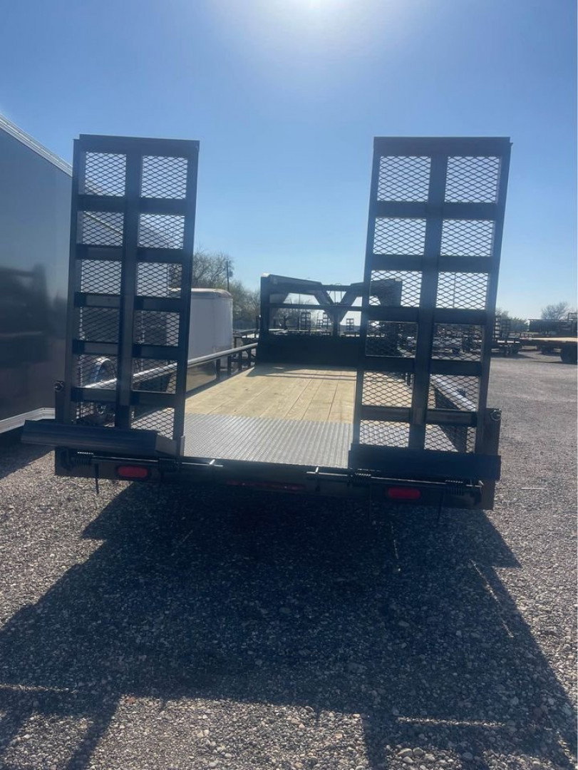 New 2025 STANLEY TRAILERS 83X24 GOOSENECK PIPE TOP Utility Trailer 14K STAND UP RAMPS