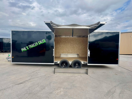 New E-Z Hauler 24' ALL ALUMINUM Cargo / Enclosed Trailer CAR HAULER ESCAPE DOOR