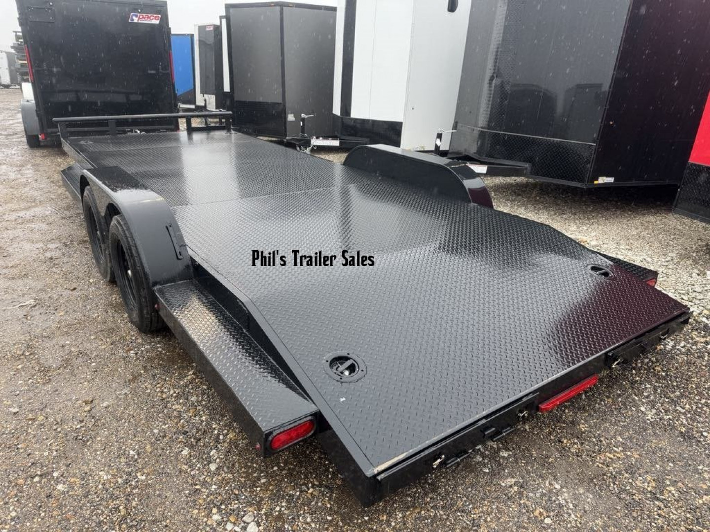 New 2025 STANLEY TRAILERS 83X18 STEEL DECK OPEN CAR HAULER Car Hauler