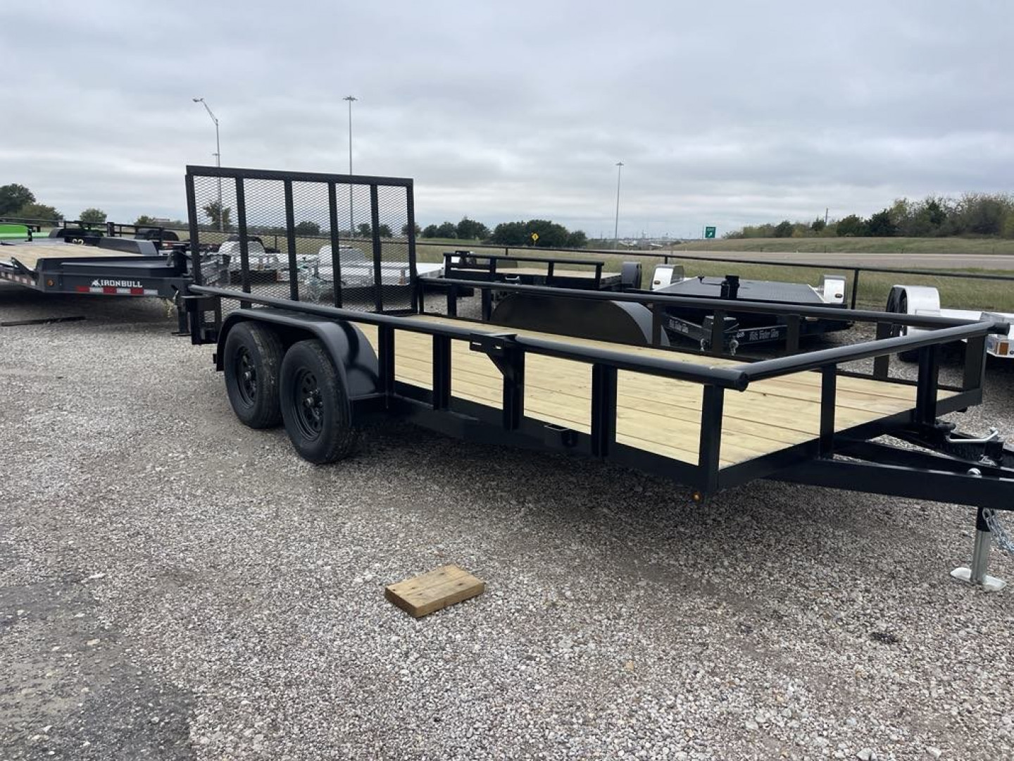 New Stanley Trailers UTILITY TRAILER 83X20 PIPE TOP WITH REAR GATE BRAKES Utility Trailer