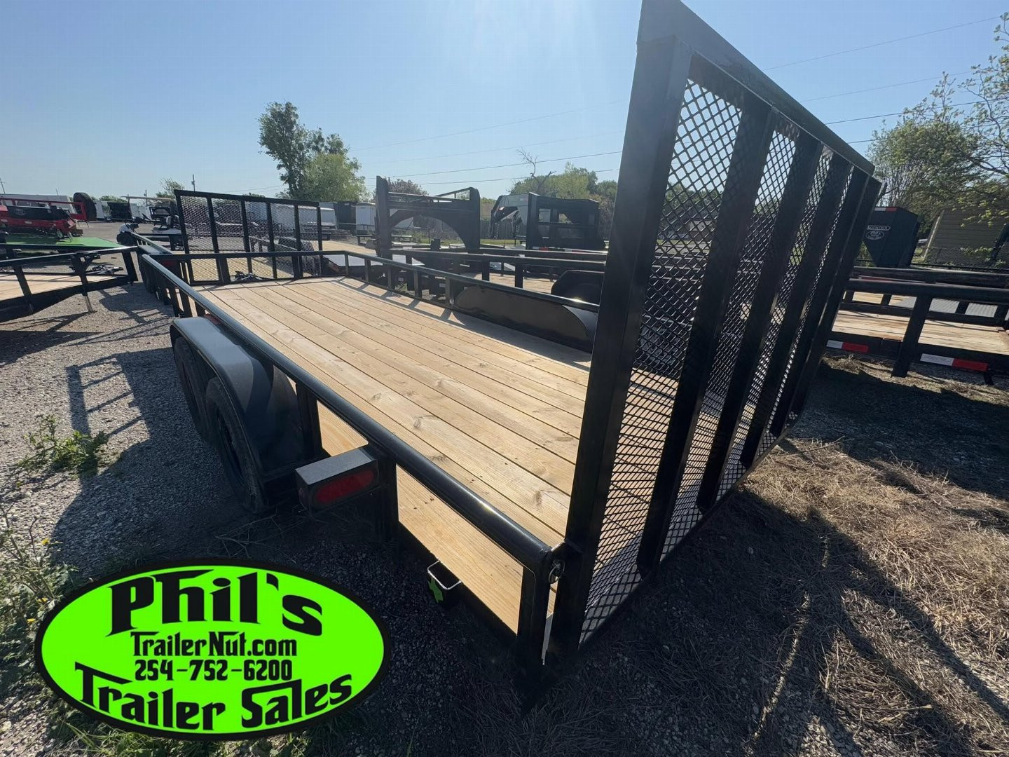 New Stanley Trailers UTILITY TRAILER 83X20 PIPE TOP WITH REAR GATE BRAKES Utility Trailer