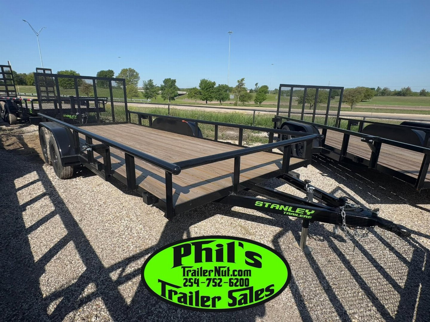 New Stanley Trailers UTILITY TRAILER 83X20 PIPE TOP WITH REAR GATE BRAKES Utility Trailer