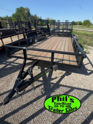 New Stanley Trailers UTILITY TRAILER 83X20 PIPE TOP WITH REAR GATE BRAKES Utility Trailer
