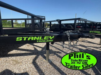 New Stanley Trailers UTILITY TRAILER 83X20 PIPE TOP WITH REAR GATE BRAKES Utility Trailer