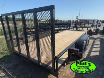 New Stanley Trailers UTILITY TRAILER 83X20 PIPE TOP WITH REAR GATE BRAKES Utility Trailer