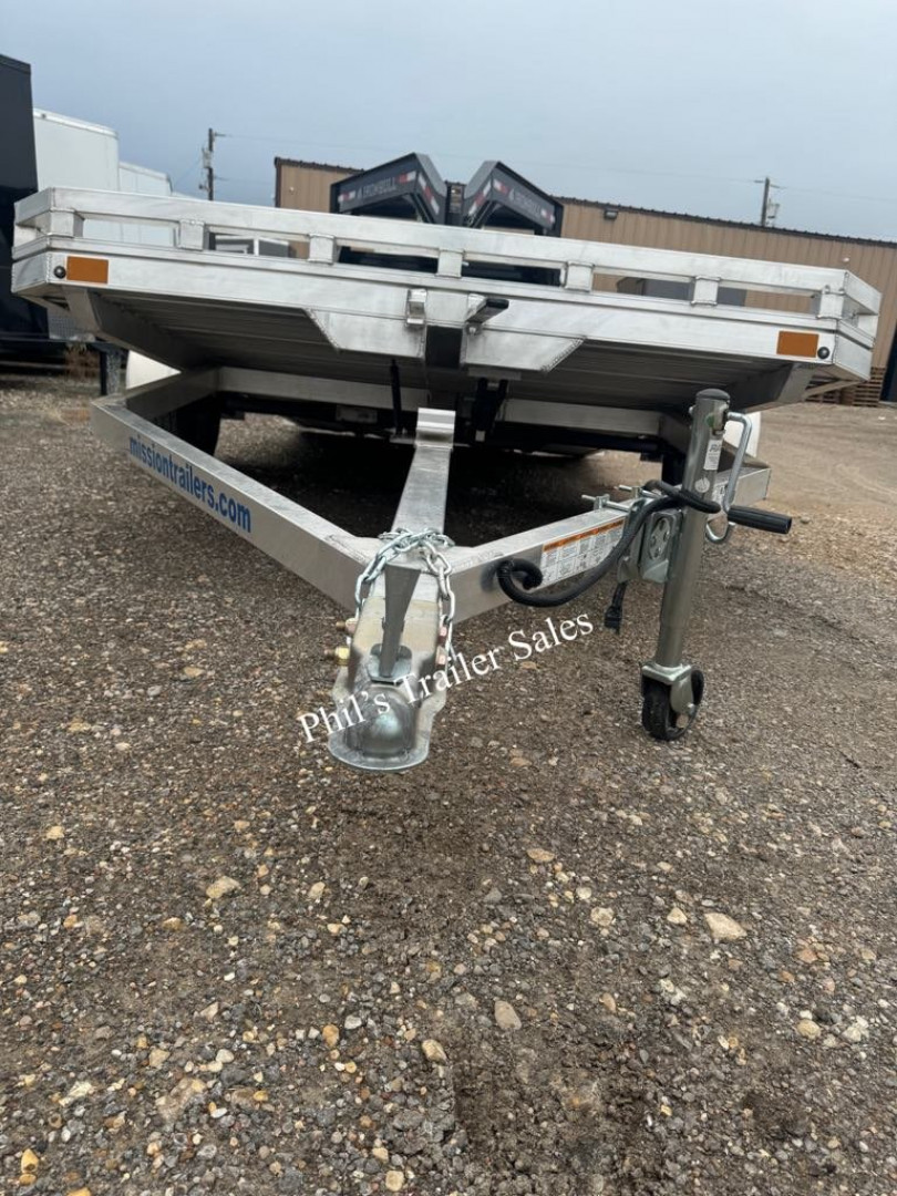 New RED TAG SALE!!! 2023 Mission 6.5X14 ALL ALUMINUM TILT UTILITY TRAILER Tilt Trailer