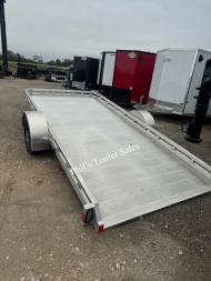 New RED TAG SALE!!! 2023 Mission 6.5X14 ALL ALUMINUM TILT UTILITY TRAILER Tilt Trailer