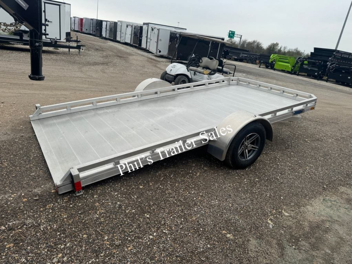 New RED TAG SALE!!! 2023 Mission 6.5X14 ALL ALUMINUM TILT UTILITY TRAILER Tilt Trailer