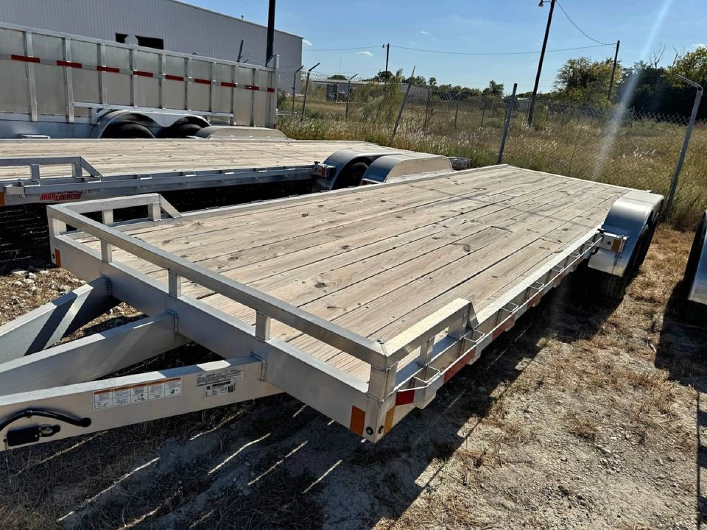 New 2023 8X24 Equipment Trailer ALUMINUM TRAILER 10,400 GVWR CLOSE OUT SPECIAL!