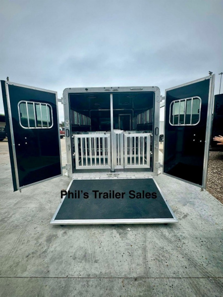 New Frontier Trailers 6 PEN LOW PRO LIVESTOCK TRAILER Stock / Stock Combo Trailer LAST 1 AT THIS PRICE! GET IT BEFORE IT'S GONE!