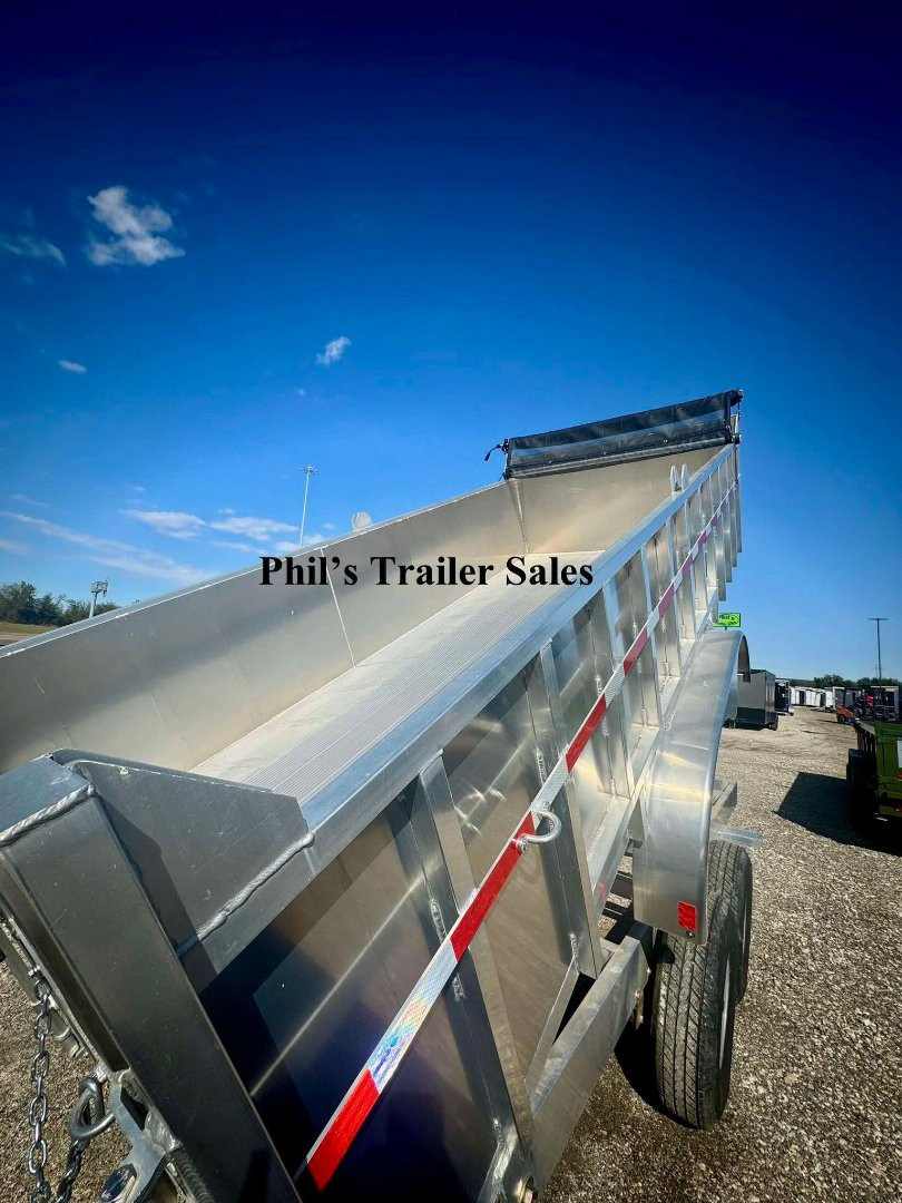 New RED TAG SALE!! 2023 Mission 7X16 ALL ALUMINUM DUMP TRAILER 36'' SIDES FACTORY DEMO SALE! Dump Trailer ONLY 1 AVAILABLE AT THIS PRICE!