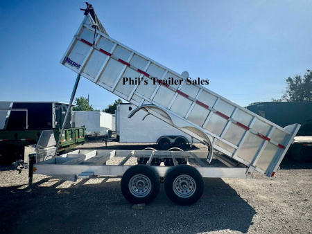 New RED TAG SALE!! 2023 Mission 7X16 ALL ALUMINUM DUMP TRAILER 36'' SIDES FACTORY DEMO SALE! Dump Trailer ONLY 1 AVAILABLE AT THIS PRICE!