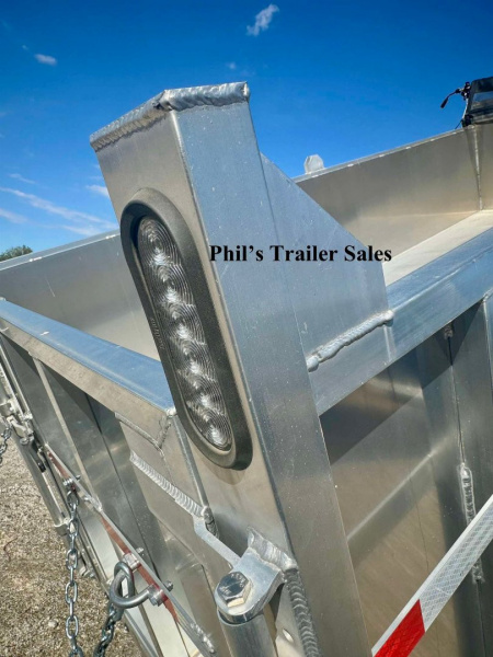 New RED TAG SALE!! 2023 Mission 7X16 ALL ALUMINUM DUMP TRAILER 36'' SIDES FACTORY DEMO SALE! Dump Trailer ONLY 1 AVAILABLE AT THIS PRICE!
