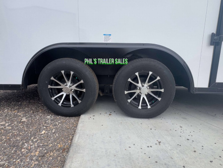 New MOTORCYCLE TRAILER 8.5x14+ 3 v BLACKED OUT LOADED Motorcycle Trailer ENCLOSED TRAILERS