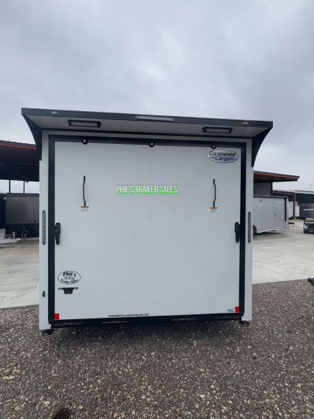 New MOTORCYCLE TRAILER 8.5x14+ 3 v BLACKED OUT LOADED Motorcycle Trailer ENCLOSED TRAILERS
