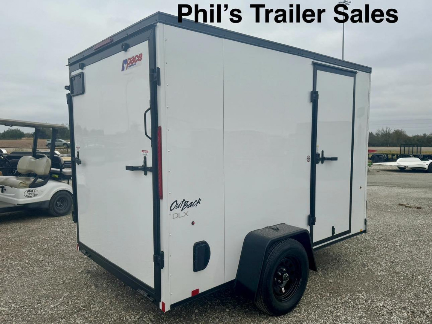 New 2025 Pace American 6X10 Cargo / Enclosed Trailer SCREWLESS EXTERIOR UPGRADE