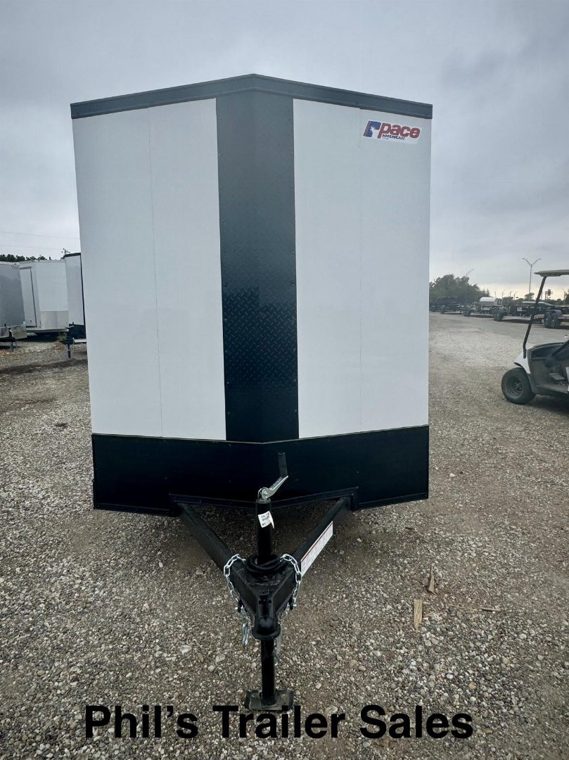 New 2025 Pace American 6X10 Cargo / Enclosed Trailer SCREWLESS EXTERIOR UPGRADE