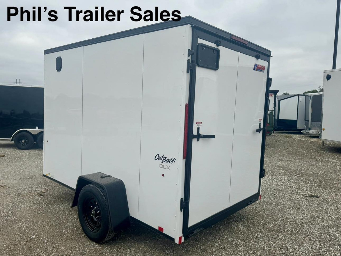 New 2025 Pace American 6X10 Cargo / Enclosed Trailer SCREWLESS EXTERIOR UPGRADE