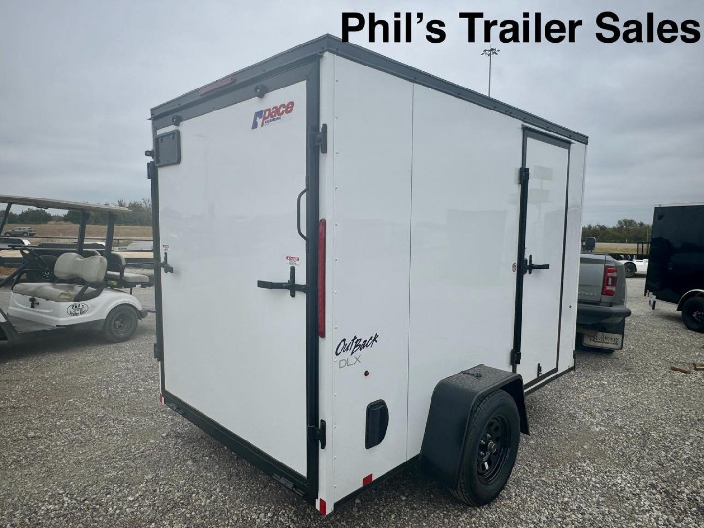 New 2025 Pace American 6X10 Cargo / Enclosed Trailer SCREWLESS EXTERIOR UPGRADE