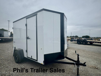 New 2025 Pace American 6X10 Cargo / Enclosed Trailer SCREWLESS EXTERIOR UPGRADE
