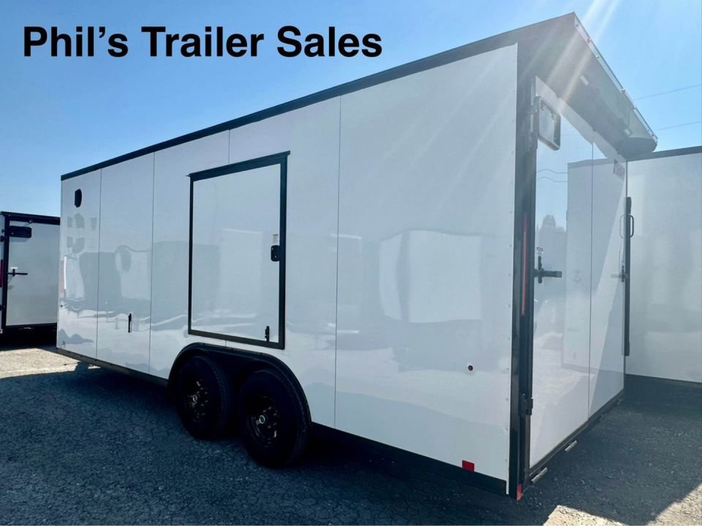 New Pace American 8.5X24 Cargo / Enclosed Trailer ESCAPE DOOR / REAR WING / SCREWLESS EXTERIOR