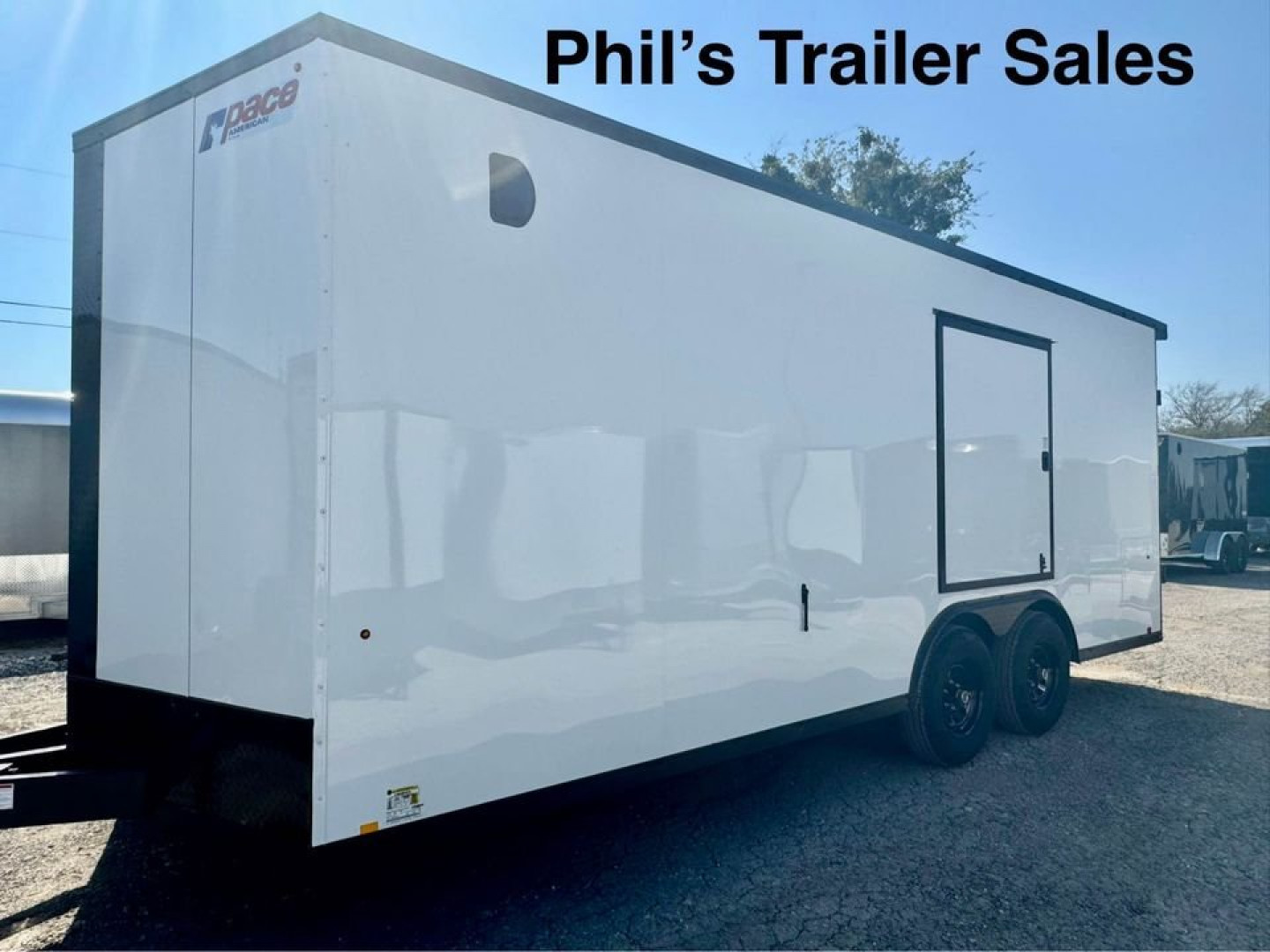 New Pace American 8.5X24 Cargo / Enclosed Trailer ESCAPE DOOR / REAR WING / SCREWLESS EXTERIOR