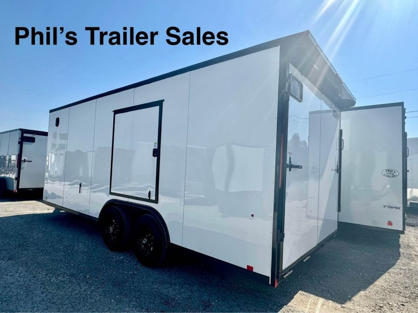 New Pace American 8.5X24 Cargo / Enclosed Trailer ESCAPE DOOR / REAR WING / SCREWLESS EXTERIOR