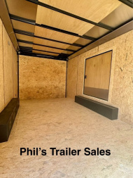 New Pace American 8.5X24 Cargo / Enclosed Trailer ESCAPE DOOR / REAR WING / SCREWLESS EXTERIOR