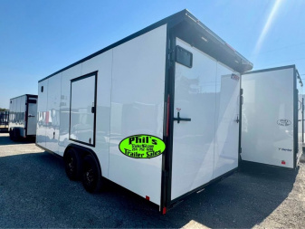 New Pace American 8.5X24 Cargo / Enclosed Trailer ESCAPE DOOR / REAR WING / SCREWLESS EXTERIOR