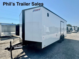 New Pace American 8.5X24 Cargo / Enclosed Trailer ESCAPE DOOR / REAR WING / SCREWLESS EXTERIOR