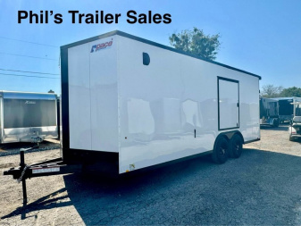 New Pace American 8.5X24 Cargo / Enclosed Trailer ESCAPE DOOR / REAR WING / SCREWLESS EXTERIOR