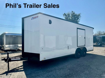 New Pace American 8.5X24 Cargo / Enclosed Trailer ESCAPE DOOR / REAR WING / SCREWLESS EXTERIOR