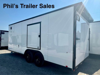 New Pace American 8.5X24 Cargo / Enclosed Trailer ESCAPE DOOR / REAR WING / SCREWLESS EXTERIOR