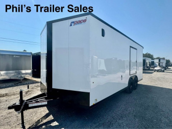 New Pace American 8.5X24 Cargo / Enclosed Trailer ESCAPE DOOR / REAR WING / SCREWLESS EXTERIOR