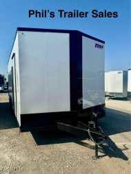 New Pace American 8.5X24 Cargo / Enclosed Trailer ESCAPE DOOR / REAR WING / SCREWLESS EXTERIOR