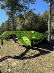 New 2024 Iron Bull 16' GOOSENECK 14K GVWR Dump Trailer