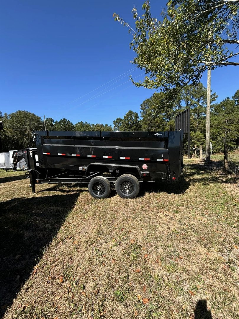 New 2024 Iron Bull 83X16 GOOSENECK 4' SIDES 14K GVWR Dump Trailer