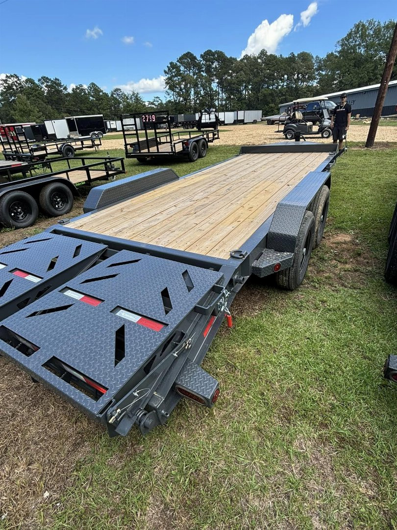 New 2024 Iron Bull 83X20 Equipment Trailer RAMPAGE RAMPS 14K GVWR