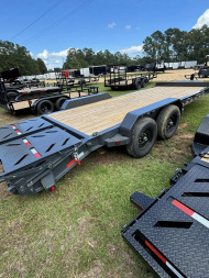 New 2024 Iron Bull 83X20 Equipment Trailer RAMPAGE RAMPS 14K GVWR