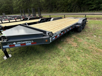 New 2024 Iron Bull 83X20 Equipment Trailer RAMPAGE RAMPS 14K GVWR