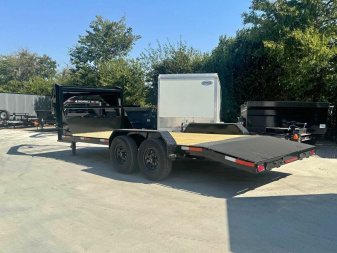 New 2025 Stanley Trailers 83X20 GOOSENECK 14K Equipment Trailer OPEN CAR HAULER