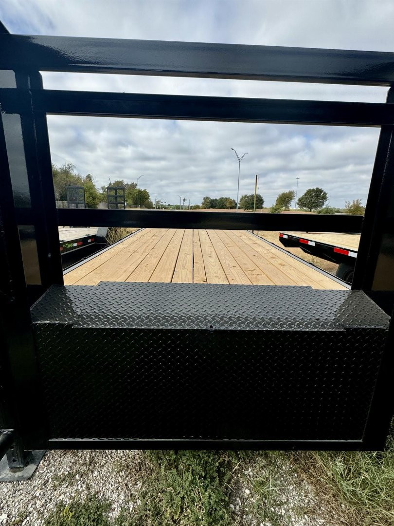 New 2025 Stanley Trailers 102 X 25 GOOSENECK DECK OVER Equipment Trailer 5' MEGA RAMPS