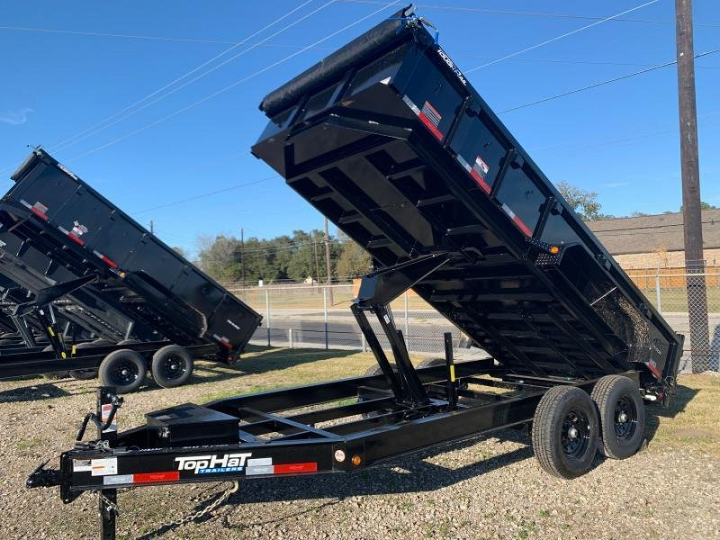 New TOP HAT TRAILERS 83 X16 Dump Trailer 2' SIDES DUMP TRAILERS