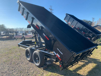 New TOP HAT TRAILERS 83 X16 Dump Trailer 2' SIDES DUMP TRAILERS