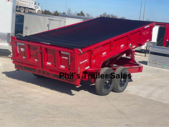 New TOP HAT TRAILERS 83 X16 Dump Trailer 2' SIDES DUMP TRAILERS
