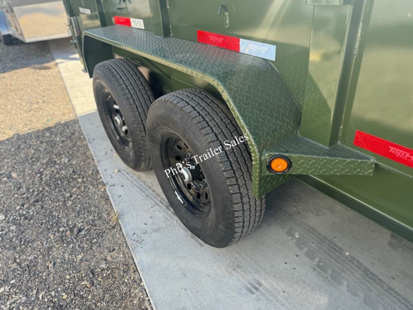 New DUMP TRAILER TOP HAT TRAILERS 83 X16 Dump TrailerS 24'' SIDES