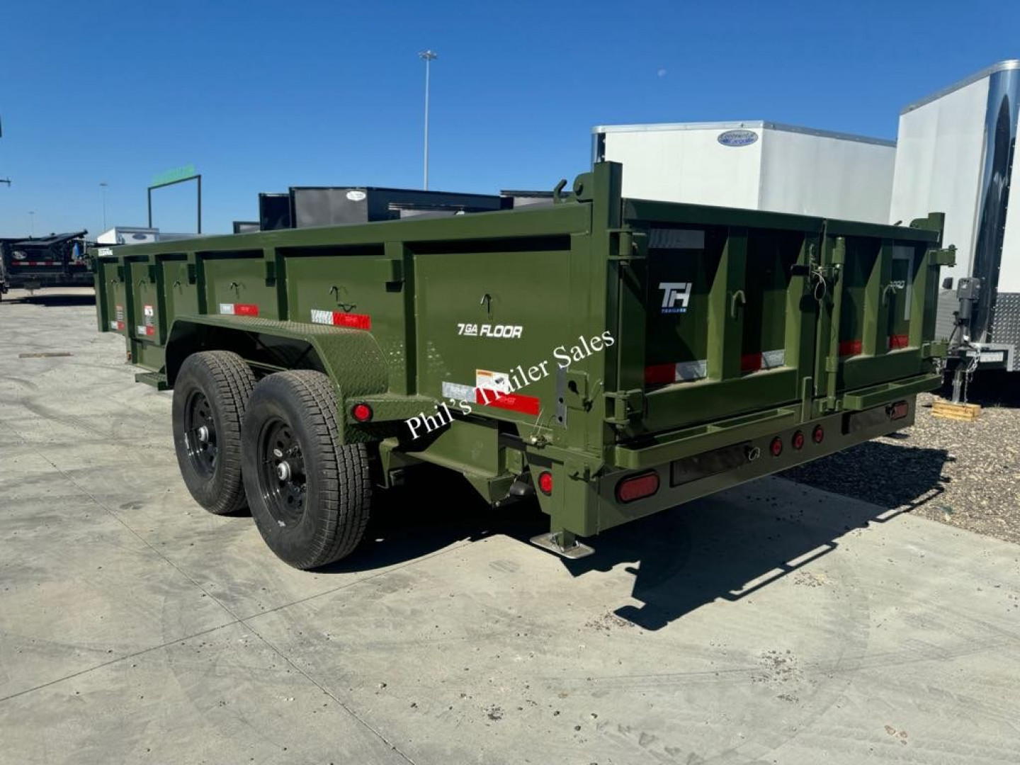 New DUMP TRAILER TOP HAT TRAILERS 83 X16 Dump TrailerS 24'' SIDES