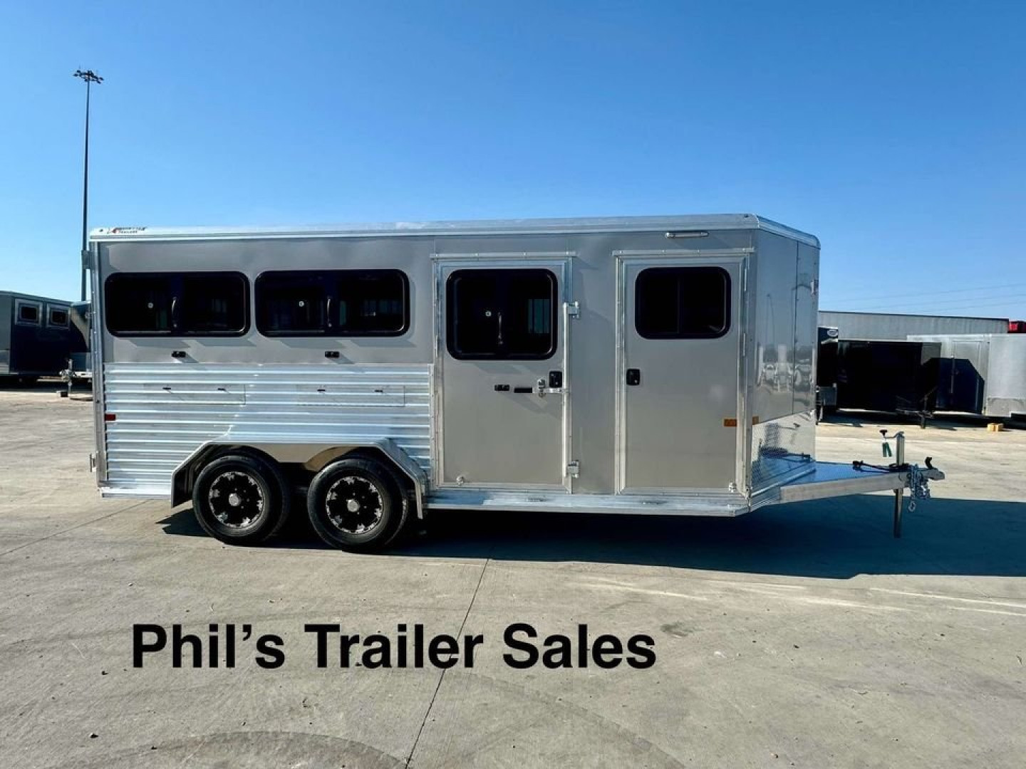 New 2025 Frontier Trailers 6 PEN LOW PRO LIVESTOCK TRAILER Stock / Stock Combo Trailer