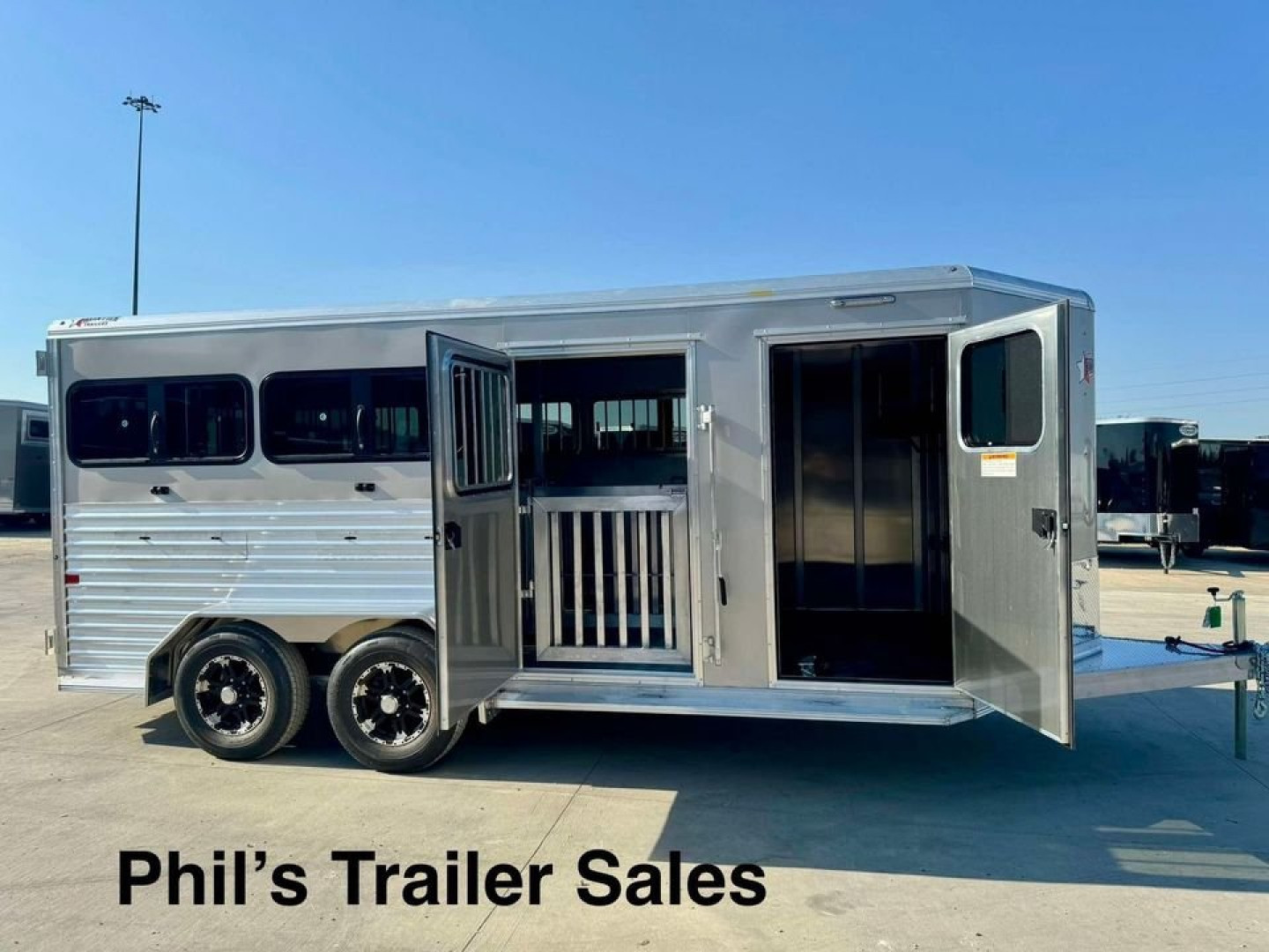 New 2025 Frontier Trailers 6 PEN LOW PRO LIVESTOCK TRAILER Stock / Stock Combo Trailer